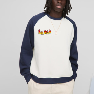 Sweat-shirt pour homme surdimensionné personnalisé Hip Hop col rond Streetwear tenue décontracté Basics coton respirant sweat-shirt pour homme - Product Image 1