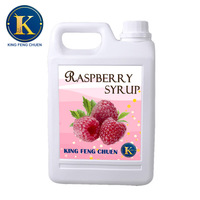 Sirop concentré pour bubble tea à la rose certifié HACCP King Feng Chuen, couleur rose, stockage à température ambiante, 2,5 kg