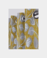 Rideaux prêts à poser en polyester 100% à motif floral papillon, design moderne pour la maison, occultation totale, fournisseur grossiste Neelkamal
