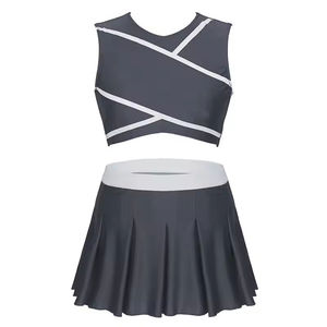 Uniforme de sublimation de pom-pom girl personnalisé jeunes filles personnalisé femmes vêtements de sport confortables meilleur uniforme de pom-pom girl - Product Image 4