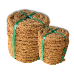 แผ่นปูต้นปาล์ม/เชือกมะพร้าวโครงตาข่ายเชือกมะพร้าวที่เป็นมิตรกับสิ่งแวดล้อมสำหรับสวนที่สวยงาม - Product Image 1