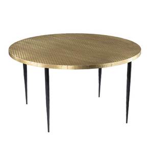 Architectural Luxe Collection Metal Aluminium <b>Coffee</b> <b>Table</b> with Refined Modern Aesthetics <b>for</b> Home and Office Spaces - Product Image 3