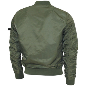 Veste de vol automne hiver pour hommes, respirante, mode OEM personnalisée avec toile, tissu grande taille, patch tissé de baseball, nouveau design - Product Image 2