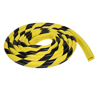 Protection d'angle en mousse PU jaune et noire anti-collision pour entrepôt et atelier, personnalisable OEM