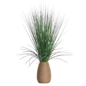 29 "หญ้าสูงกับกิ่งไม้ในกระถางเชือกป่านเรียวอุปกรณ์ตกแต่งบ้าน - Product Image 1