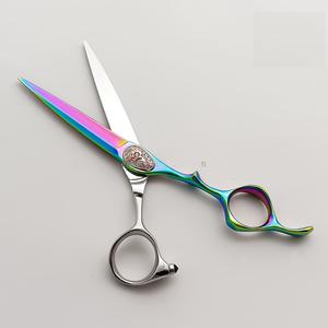 Ciseaux à cheveux au design coloré, 6,0 pouces, qualité supérieure, ciseaux de coupe pour barbier, acier japonais VG10, outils de coiffure - Product Image 2