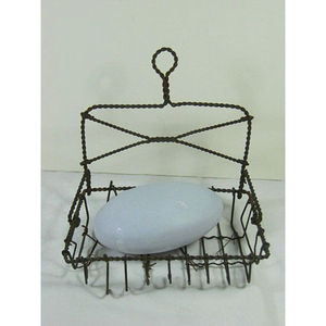 Porte-savon moderne en fer forgé imperméable en finition argentée pour hôtels, villas, maisons, salles de bain - Product Image 4