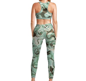 Leggings de Camuflaje de Cintura Alta para Mujer, Elásticos, Transpirables, Deportivos, para Todas las Temporadas, Tejido de Punto - Product Image 6