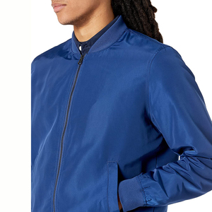 Vestes de bombardier fabriquées en usine, veste d'automne coupe-vent de haute qualité pour hommes, blouson bombardier personnalisé pour hommes - Product Image 4
