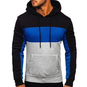 Nueva moda hombres Otoño Invierno sudaderas con capucha calle manga larga suelta Color sólido Casual polar Tops sudaderas con capucha transpirables térmicas - Product Image 1