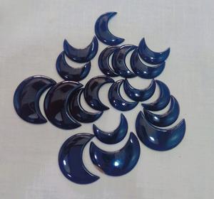 Piedra Preciosa de Ónice Negro Natural de Excelente Calidad, Forma Hecha a Mano, Brillo Fino, SYGEMS para la Fabricación de Anillos - Product Image 1