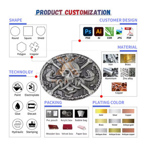Fabriqué au Pakistan, boucles en fer de cérémonie écologiques et durables avec couleurs et logo personnalisés, haute qualité, usage professionnel - Product Image 6