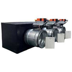 Sistema HVAC Doméstico de Plenum Ductado con Unidad de Control de Persianas Motorizadas Wi-Fi de 3 Zonas e Interfaz Siemens - Product Image 5