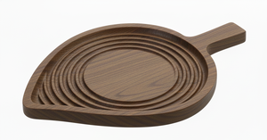 Plateaux à fruits et à en-cas en bois de qualité supérieure, design moderne, qualité alimentaire, non toxiques, écologiques, durables, forme rectangulaire, ensemble pour les fêtes - Product Image 5