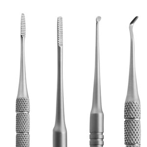 En acier inoxydable sur mesure Podologie Tête Noirs Fichier Taille personnalisée Forme Extrémité Droite Simple Extrémité Conçu Noirs Fichier - Product Image 5
