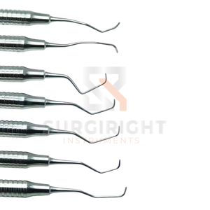 7/8 Instruments parodontaux dentaires à double extrémité Meilleure qualité Poignée en acier creux Source d'énergie électrique par Surgiright Instruments - Product Image 3