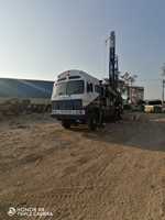 Machine de forage de puits d'eau hydraulique diesel montée sur camion PRL PDTHR-300 d'occasion, foreuse rotative 300m, camion Ashok Leyland 6x4, haute performance 1