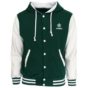 Meilleure vente, OEM, veste universitaire chaude personnalisée de haute qualité avec écusson de broderie pour hommes, blouson Bomber Letterman pour hommes - Product Image 1