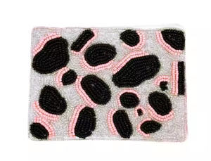 Southwestern Cow Girl Boho Western Seed Beaded Coin Lipstick Cash Purse Pouch de MD HANDICRAFTS - Product Image 4