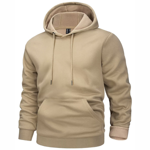 Sudadera con Capucha Básica para Hombre, de Algodón, Diseñada para Uso Diario Informal, Ofrece Comodidad y un Estilo Urbano Moderno y Limpio - Product Image 4