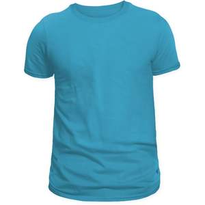 T-shirts pour hommes 100% coton de haute qualité T-shirts unis vierges de grande taille - Product Image 4