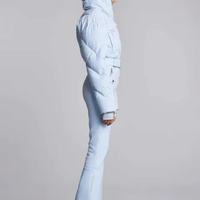 Ensemble de Combinaison de Ski Unisexe de Haute Qualité, Imperméable 10 000 mm, Anti-Déchirure, Coupe-Vent, Respirant, Grande Taille, Personnalisable, avec Fermeture Éclair et Doublure Polaire pour Adultes