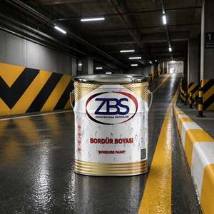 Pintura para bordillos ZBS - Pintura líquida de alta visibilidad para paredes de estacionamientos y adoquines, aplicación con rodillo o brocha - Product Image 1