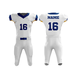 Uniforme de football américain d'entraînement personnalisé 2025 avec impression par sublimation nationale personnalisée de style unique Longueur des manches courtes - Product Image 1