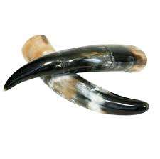 Corne à boire Viking en agate naturelle personnalisable avec support Style animal de qualité et logo poli Artisanat de meilleure qualité - Product Image 3