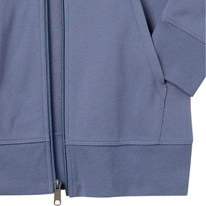 Custom French Terry Fleece Zip-Up Sudadera con capucha de peso pesado de algodón Streetwear de gran tamaño de los hombres Sudaderas con capucha en blanco XS Tamaño de invierno en relieve - Product Image 3