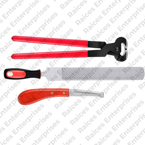 Kit de herrador profesional, Kit de herramientas de aseo para pies de caballo, instrumentos veterinarios personalizados completos, juegos de herramientas de herrador de la mejor calidad - Product Image 5