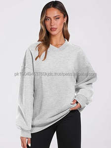 Sudadera Extra Grande con Cuello en V para Mujer, Sudadera de Forro Polar con Mangas Largas, Sudadera con Capucha, Top Cómodo, Atuendos 2026, Ropa Juvenil y Preppy - Product Image 4