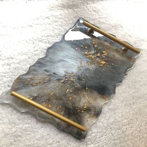 Plato de resina hecho a mano, diseño contemporáneo vibrante, tamaño de Color personalizable, duradero, 100 Uds. para fiestas entretenidas con estilo - Product Image 5