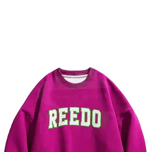 Sudaderas de cuello redondo para hombre, logotipo bordado personalizado, alta calidad, precio al por mayor, sudaderas para hombre - Product Image 3