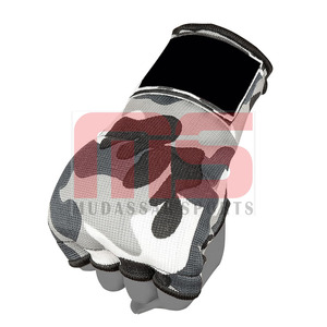 Gants de boxe avec mitaines rembourrées en gel Gants intérieurs professionnels de qualité supérieure pour l'entraînement en salle de sport et MMA - Product Image 4