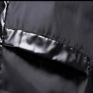 Chaqueta acolchada con revestimiento brillante con capucha invierno acolchado impermeable a prueba de viento transpirable aislado cálido logotipo personalizado Puff impresión - Product Image 5