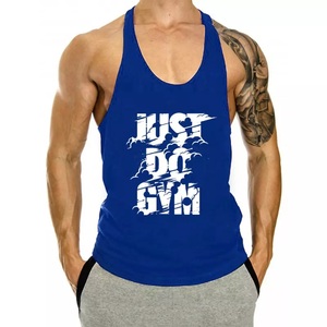 Camiseta sin mangas de algodón para hombre GAF 2024 OEM de verano, de alta calidad, de secado rápido, transpirable, para gimnasio, fitness, talla grande, estilo casual - Product Image 1
