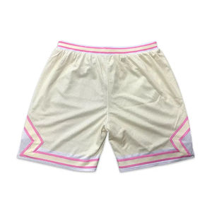 กางเกงขาสั้นตาข่ายสำหรับเล่นบาสเก็ตบอลปรับความแน่นได้แถบยางยืดปักโลโก้ได้ตามต้องการ - Product Image 3