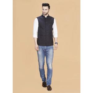Vente en gros de gilets pour hommes en marron foncé, élégants, coupe ajustée, formels, pour smoking, costume de mariage et tenue de travail - Product Image 1