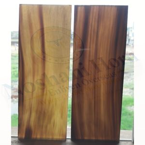 Plaques en corne de buffle noir naturel Écailles en corne polies pour poignées de couteaux et artisanat | Fabriqué en Inde - Product Image 4