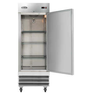Refrigerador Comercial de Acero Inoxidable de Una Puerta y 29 Pulgadas con Estantes Ajustables, Independiente, de 23 Pies Cúbicos Ft. (RIR-1D-SS) - Product Image 2