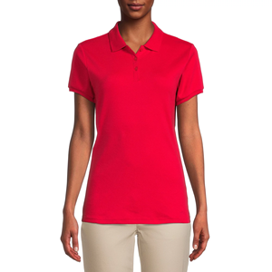 Polos pour femmes orientés vers l'exportation Polos décontractés Slim Fit à la mode de couleur unie design personnalisé pour femmes - Product Image 2