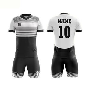 Maillot de football à séchage rapide personnalisé pour hommes uniformes de club d'entraînement en polyester avec logo imprimé pour adultes - Product Image 3