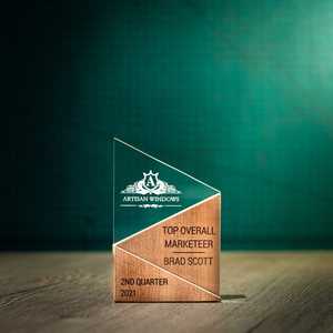 100% trophée acrylique en bois naturel prix personnalisé sur mesure Design personnalisé moderne Plaque bois Unique petit moyen - Product Image 3