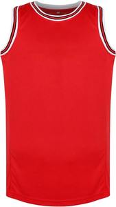 Maillot de basket-ball vierge, maillot de basket-ball athlétique en mesh pour homme, col rond Boston, personnalisable, sans manches, débardeur pour homme, DIY - Product Image 2