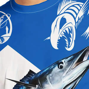 Sweat à capuche de protection solaire Upf 50 + pour hommes, maillot à manches longues, chemise de pêche en polyester, taille Xl, vêtements de chasse et de pêche - Product Image 3