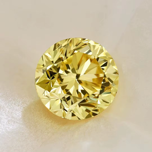 Diamante Sintético de Laboratorio de 2.00 Quilates, Color Amarillo Intenso, Corte Excelente, Certificado IGI, Piedra de Joyería Suelta - Product Image 6