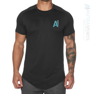 OEM diseño 100% preencogido Ringspun algodón personalizado impreso Logo camiseta para Hombres estilo Atlético ligero transpirable bajo MOQ - Product Image 6