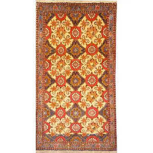 Auténtico Alfombra Persa Varamin de Estilo Tradicional, Anudada a Mano, para Interiores, con Lana Natural y Algodón, 5'3 x 2'8, Panr02139 - Product Image 1