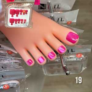 Set di 24 Unghie Finte in Gel A10jet Cat Eye con Adesivi, 6 Stili Unici - Product Image 3